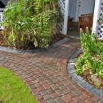 Brick Walkway with Curbing