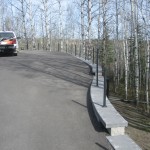 Driveway on Retaining Wall