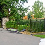 Gated Front Entrance