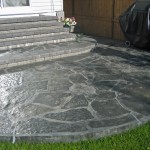 Rundle Stone Patio with Charcoal Grout