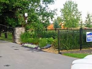 Gated Front Entrance