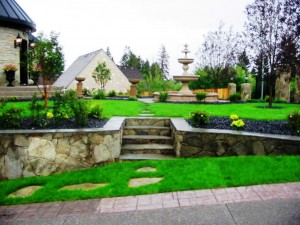 General Yard with Fountain